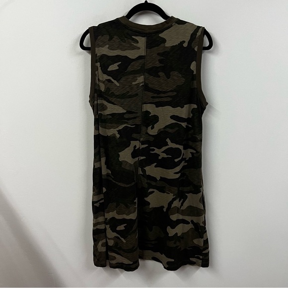 ATM Slub Jersey Camo Pima Cotton Dress - Picture 10 of 13